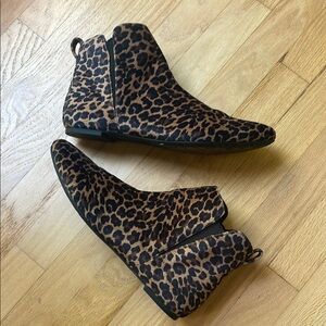 Born Brown and Black Ankle Booties
